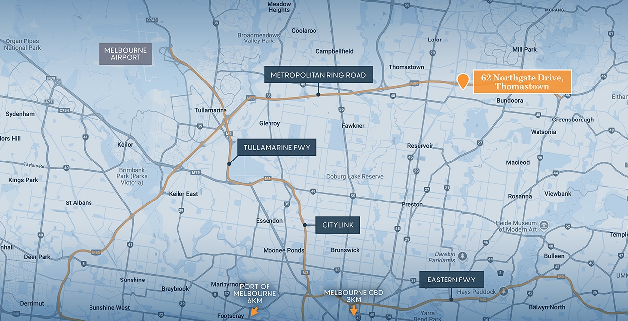 Thomastown Map